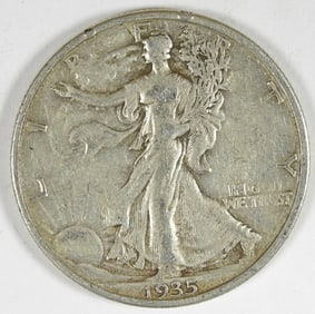 1935-S WALKING LIBERTY HALF DOLLAR