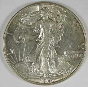 1947 WALKING LIBERTY HALF DOLLAR