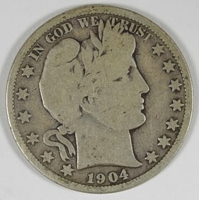 1904-O BARBER HALF DOLLAR