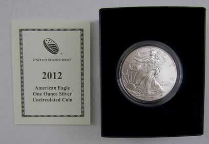 2012-W UNC AMERICAN SILVER EAGLE