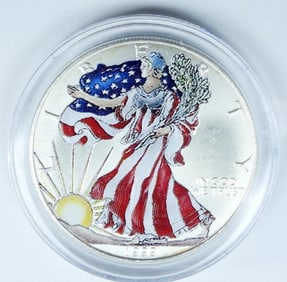 1999 COLORIZED AMERICAN SILVER EAGLE