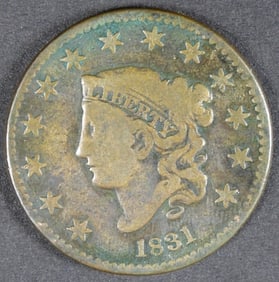 1831 MATRON HEAD CENT