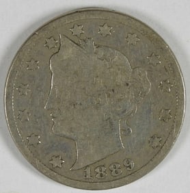 1889 LIBERTY "V" NICKEL