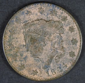 1824 LIBERTY HEAD LARGE CENT