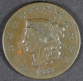 1833 LIBERTY HEAD LARGE CENT