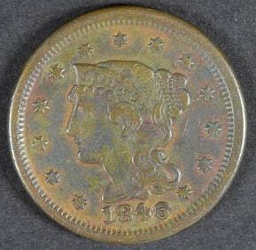 1846 LIBERTY HEAD LARGE CENT