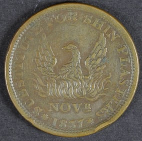 1837 HARD TIMES TOKEN