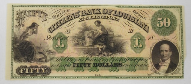 $50 CITIZENS BANK OF LOUISIANA NOTE