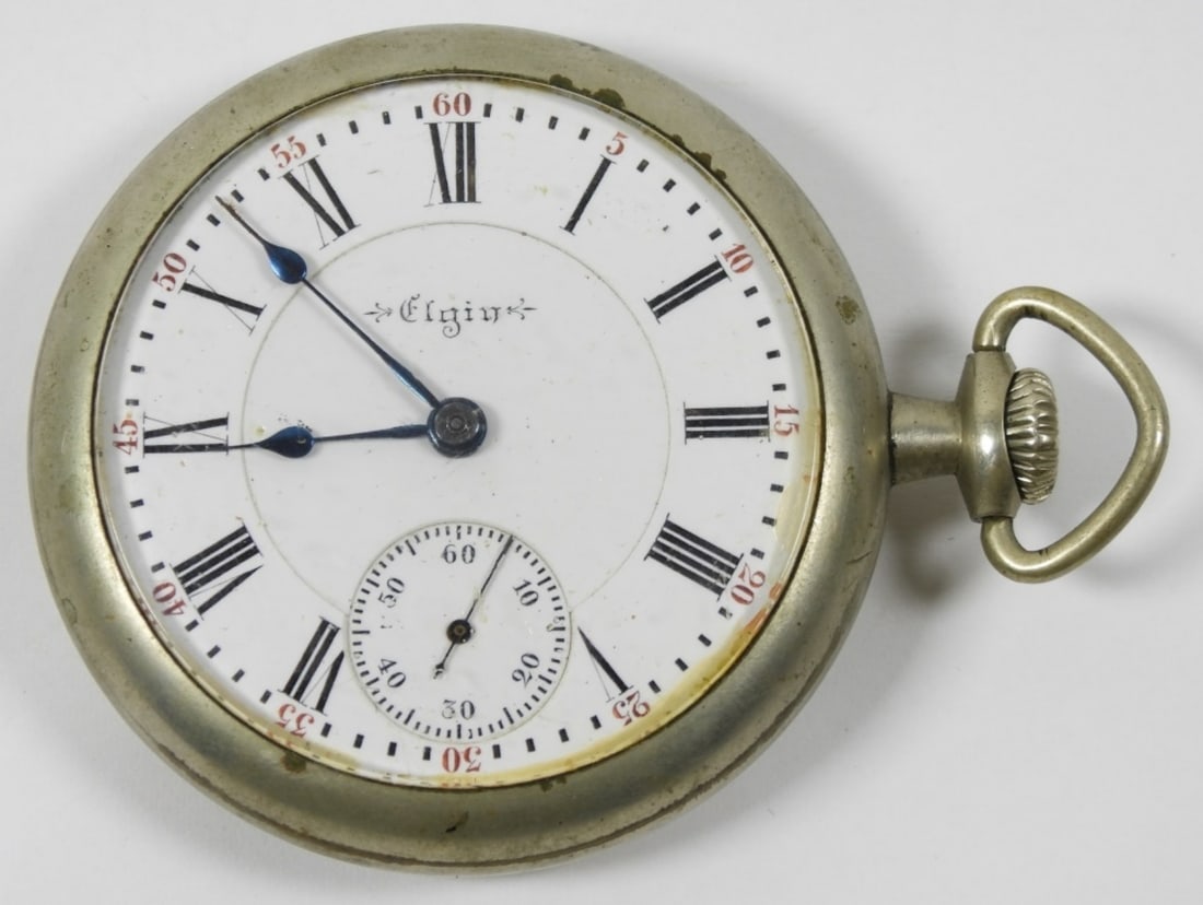 1903 G.M. WHEELER ELGIN POCKET WATCH (1 of 4)