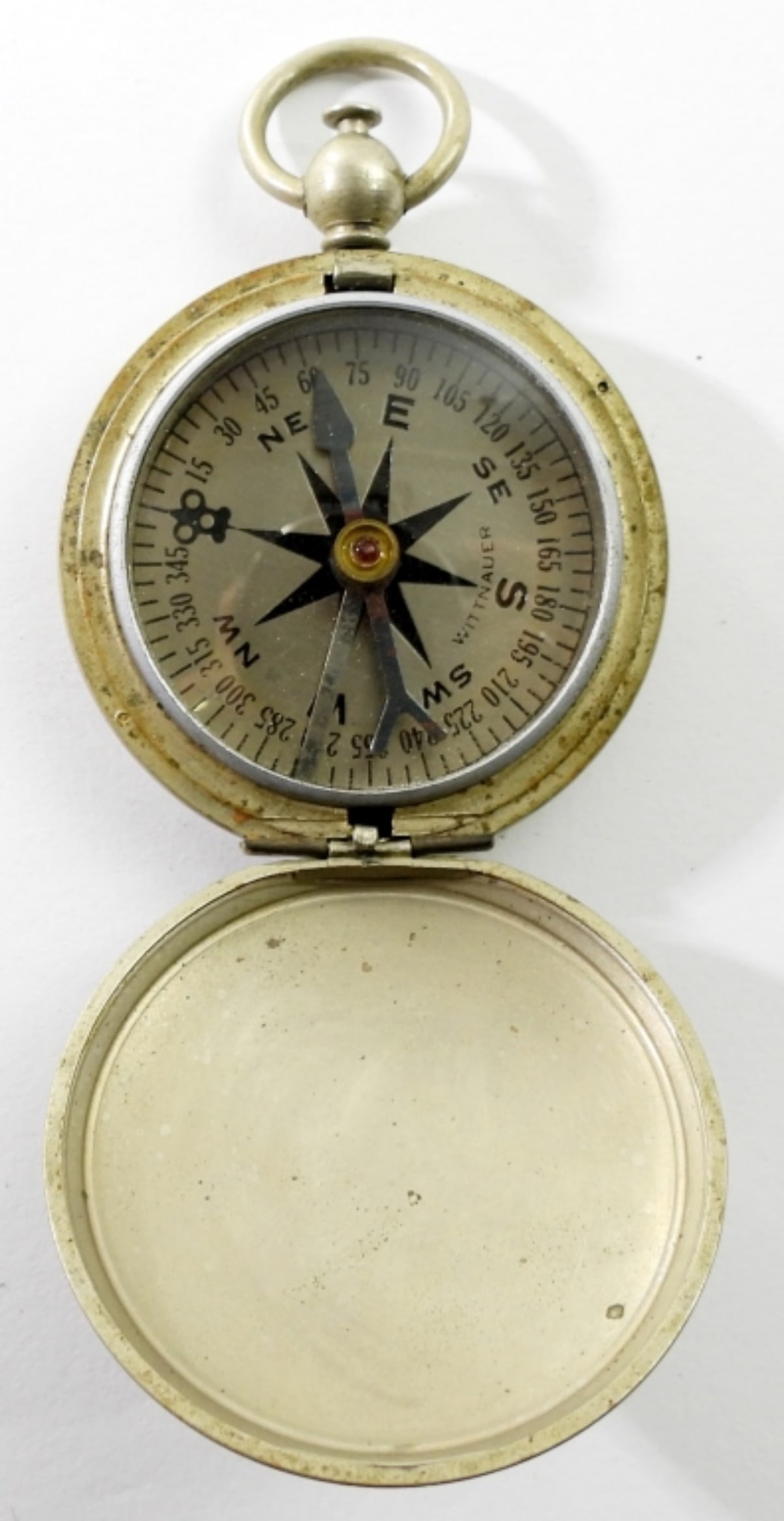 WWII WITTNAUER US ARMY POCKET COMPASS (1 of 3)