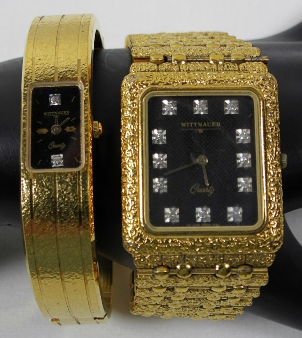 LADIES WITTNAUER GOLD TONE WATCHES (2) (1 of 3)