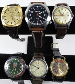 MENS ASSORTED WATCH LOT (6)