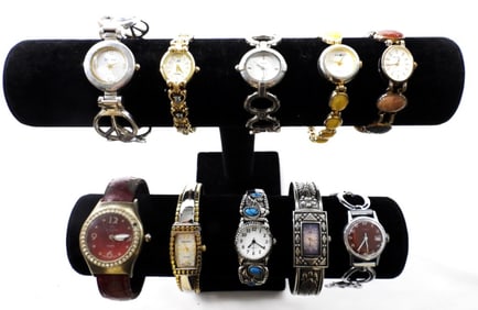 (10) WOMEN'S FASHION WATCHES
