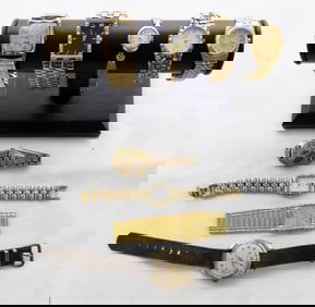 (9) MIXED WATCH LOT for REPAIR