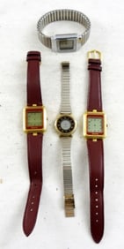 (4) DIGITAL QUARTZ WATCHES