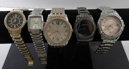 (5) LADIES FASHION WATCHES
