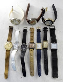 (10) FASHION LADIES WATCHES