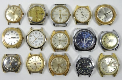 DATE/DAY ASSORTED WATCH FACES (15)