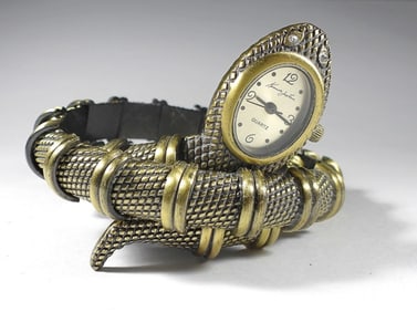 KENNETH J LANE SNAKE BRACELET WATCH