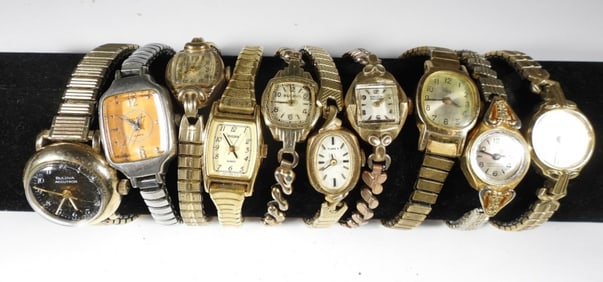 (10) WOMEN'S STRETCH BAND WATCHES