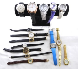 (15) LADIES ASSORTED FASHION WATCHES