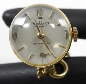 STUNNING GOLD TONE PENDANT WATCH
