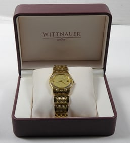 GOLD TONE WITTNAUER MENS WATCH