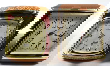 VINTAGE TRAVEL ALARM CLOCKS (2)