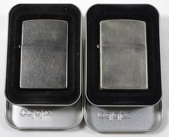 2005 & 2005 UNFIRED ZIPPO LIGHTERS