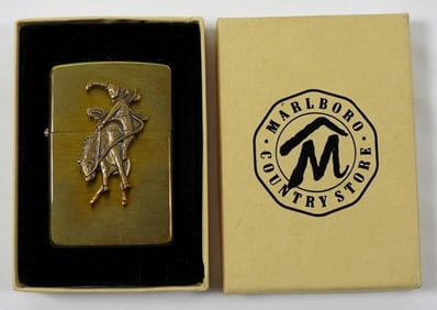 1995 SEALED MARLBORO WILD WEST ZIPPO