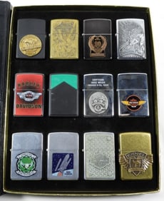 ZIPPO COLLECTORS CASE W/12 ZIPPOS