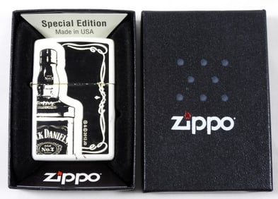 2012 FIRED JACK DANIELS ZIPPO