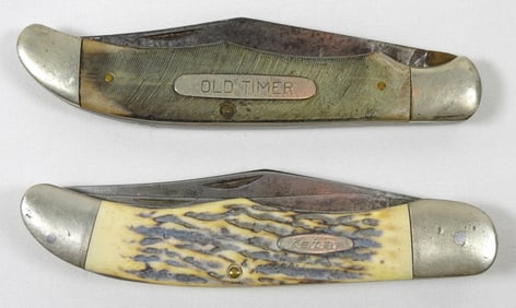 KABAR 1184 TWO BLADE & OLD TIMER 1250T