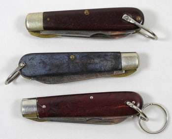 (3) ELECTRICIAN KNIVES -M KLEIN & SONS,