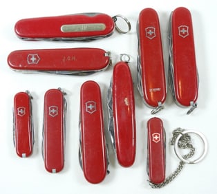 (9) SWISS ARMY MULTI-TOOL LOT