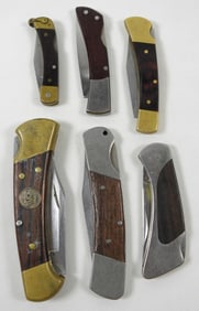 (6) LOCKBACK KNIFE LOT - (1) BUCK plus