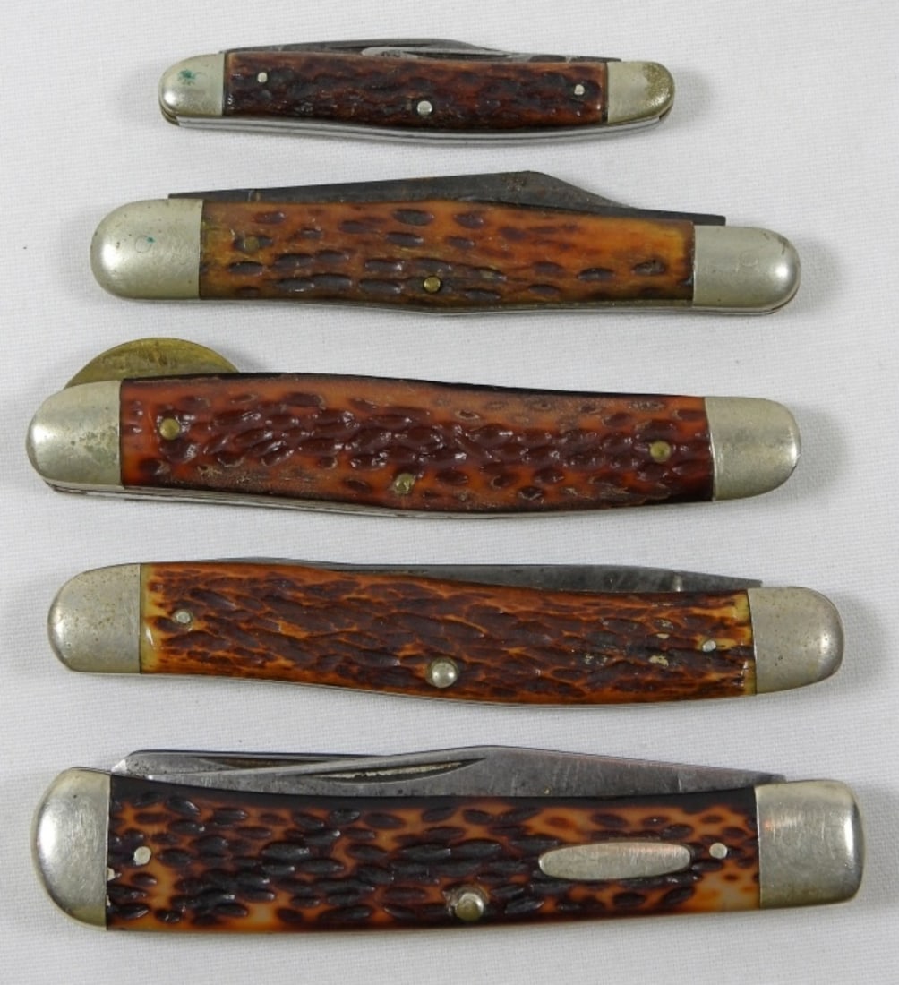 (5) VINTAGE POCKET KNIVES  - VARIETY (1 of 3)