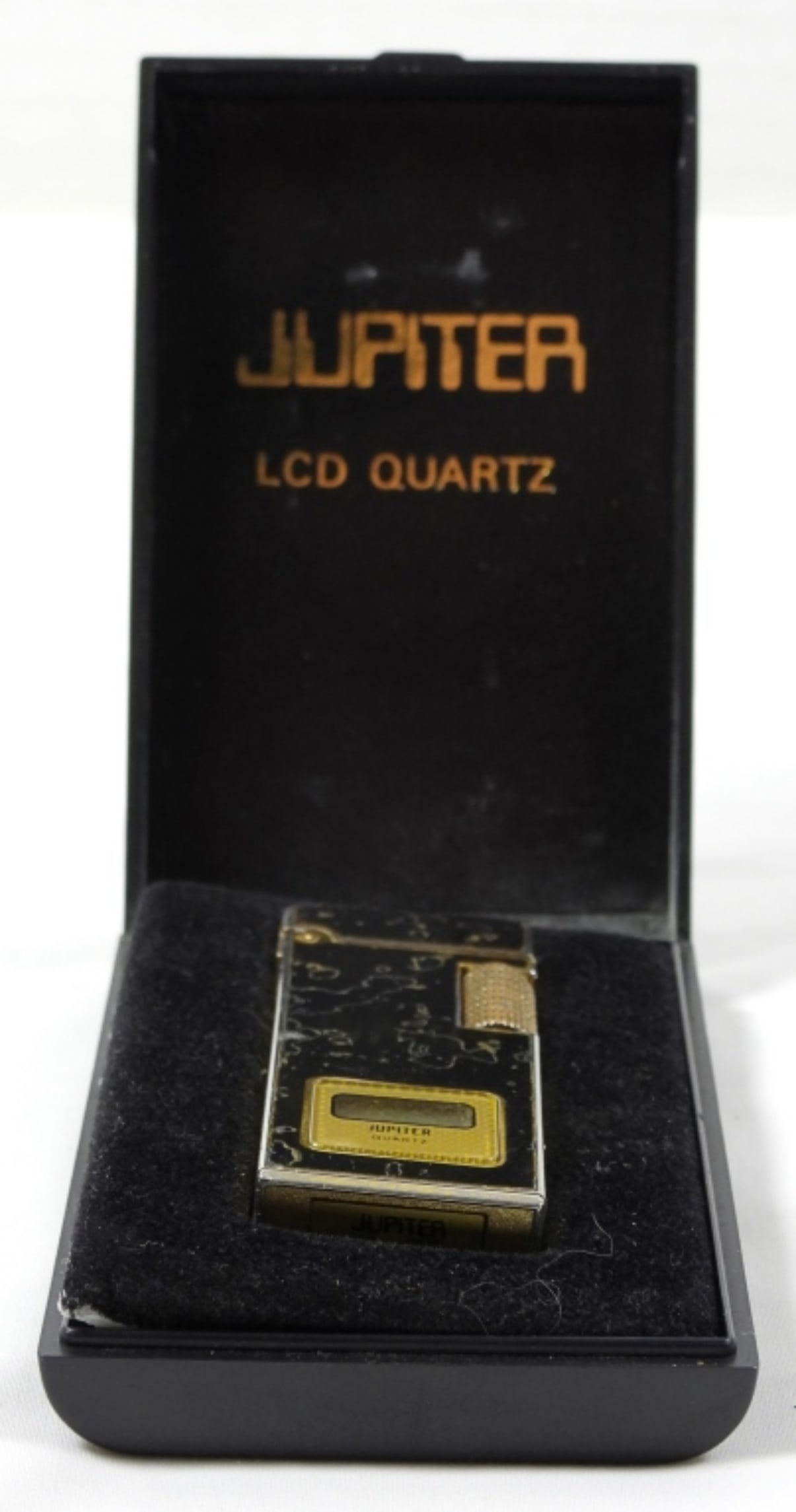 VINTAGE JUPITER LCD QUARTZ LIGHTER: VINTAGE JUPITER LCD QUARTZ LIGHTER. DIGITAL/LED UNTESTED/UNVERIFIED.
