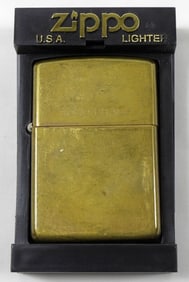 1996 BRASS FIRED ZIPPO