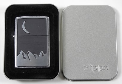 2000 MOON OVER MOUNTAINS SEALED ZIPPO