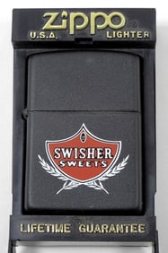UNFIRED SWISHER SWEETS BLACK MATTE ZIPPO