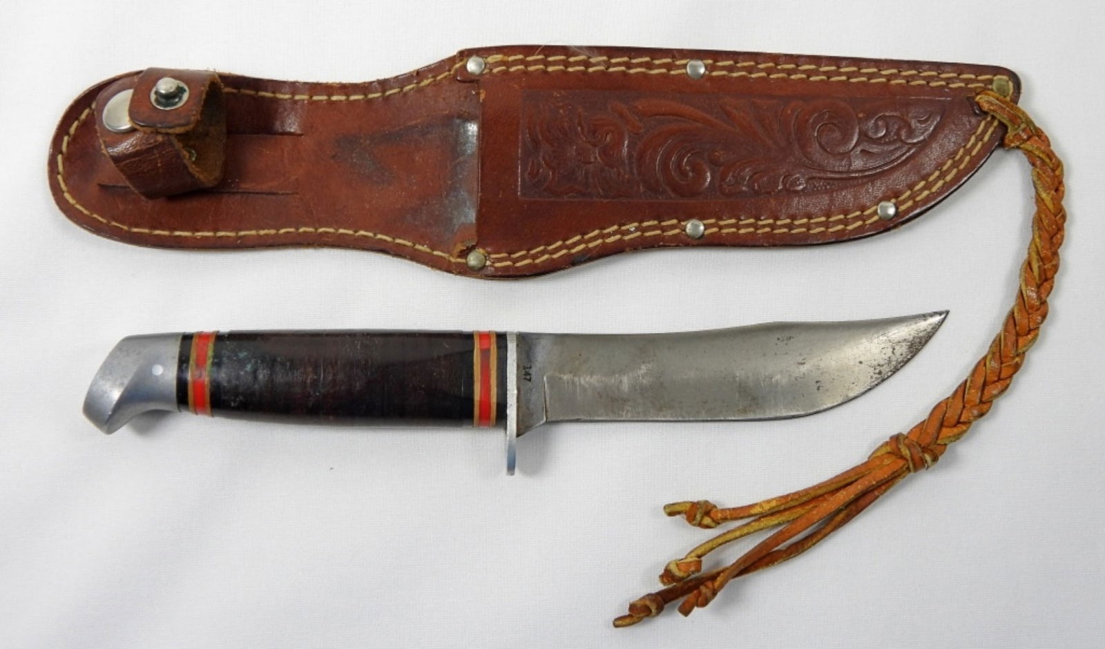 SCHRADE WALDEN VTG 147 FIXED BLADE (1 of 4)