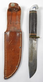 WESTERN BOULDER CO FIXED KNIFE IN SHEATH
