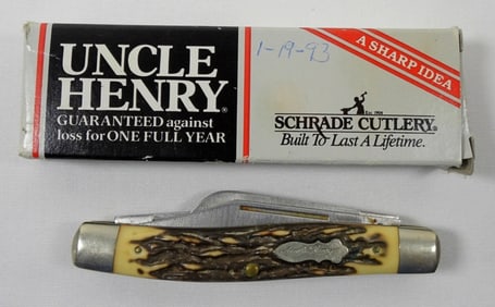 SCHRADE UNCLE HENRY 3 BLADE POCKET KNIFE