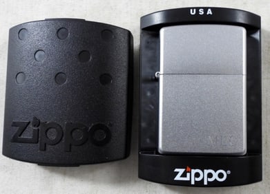 2005 UNFIRED BRUSHED CHROME ZIPPO LIGHTER