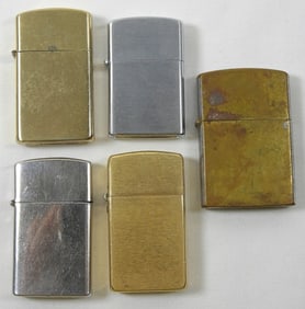 VINTAGE SLIM LIGHTERS (5)