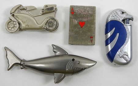 UNIQUE STYLE LIGHTERS (4)