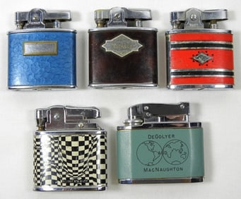 (5) ASSORTED COLORS LIGHTERS
