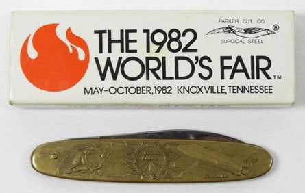1982 WORLDS FAIR PARKER POCKET KNIFE