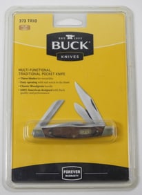 BRAND NEW BUCK 373 TRIO POCKET KNIFE